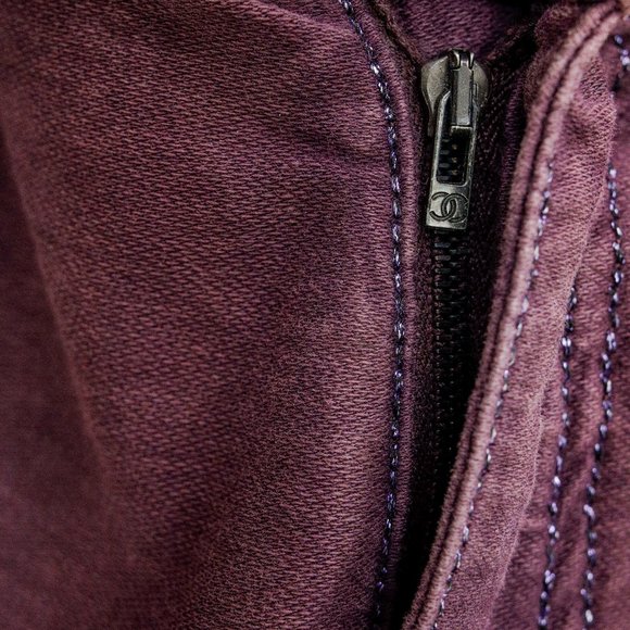Chanel Aubergine Skinny Jeans - Picture 5 of 11